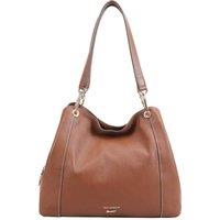 Paul Costelloe Women's Tanaro Leather Shoulder Bag in Camel