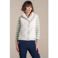 Craghoppers Women's Dinas Sherpa Insulating Gillet in White | Size: 18