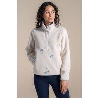 Craghoppers Women's National Trust Rosemary II Overhead Fleece in Ecru | Size: 18