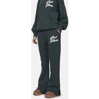 Good For Nothing Women's Flared Joggers in Green | Size: XS