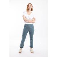 Weird Fish Women's Malorri Chino Trousers in Light Blue | Size: 18