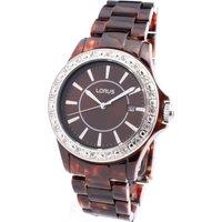 Lorus Women's RH967EX9 37mm Quartz Watch in Brown