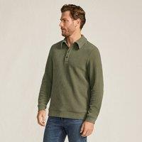 Lands' End Men's Soft Velour Polo in Olive | Size: XL