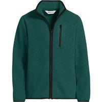 Lands' End Men's Zip Front Sherpa Fleece Jacket in Bottle Green | Size: XL