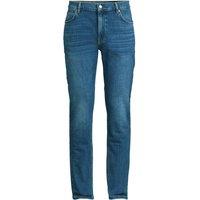 Lands' End Men's Straight Leg Stretch Jeans, Traditional Fit in Blue | Size: 40R
