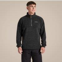 Craghoppers Men's Esk Half Zip Fleece Top in Black | Size: XS