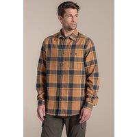 Craghoppers Men's Gable Long Sleeved Check Shirt in Grey | Size: Large