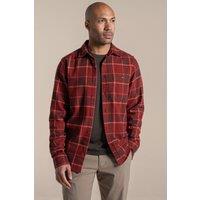 Craghoppers Men's Gable Long Sleeved Check Shirt in Red | Size: Small