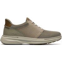 Clarks Men's Craftwell Low Grey Trainers, Lace Up | Size: 8.5-Standard Fit