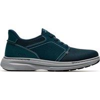 Clarks Men's Craftwell Low Navy Trainers, Lace Up in Blue | Size: 8-Standard Fit