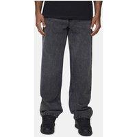 Good For Nothing Men's Baggy Vintage Wash Denim Jeans in Grey | Size: 34R