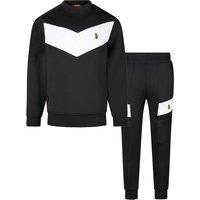 Luke 1977 Men's Casa Vieja Junior Tracksuit in Black | Size: 14-15 Years