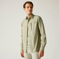 Regatta Men's Anti-Insect Travel Light Long Sleeved Shirt in Cream | Size: 3XL