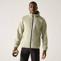 Regatta Men's Tredmoor Water-Resistant Hooded Softshell Jacket in Cream | Size: Large