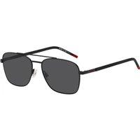 HUGO Men's HG-1269-S-003 Square/Rectangle Sunglasses in Black