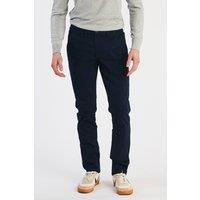 French Connection Men's Cotton Relaxed Fit Chino Trousers in Navy | Size: Small
