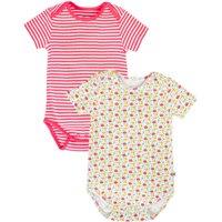 Frugi Girl's Pip Pointelle 2 Pack Bodies | Size: 3-6 m