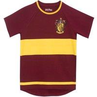 Harry Potter Boy's Gryffindor Stripe T-Shirt in Yellow | Size: 7-8 Years