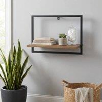 Garden Greatness Floating Wooden Wall Mounted Shelf | Size: 1 Pack