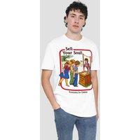 Steven Rhodes Sell Your Soul T-Shirt, White | Size: Medium