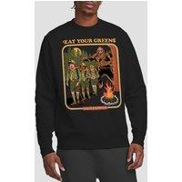 Steven Rhodes Eat Your Greens Sweatshirt, Black | Size: 2XL