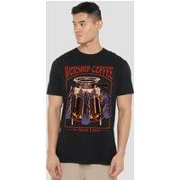 Steven Rhodes Worship Coffee T-Shirt, Black | Size: 4XL