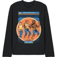 Steven Rhodes Your Changing Body Long Sleeve T-Shirt, Black | Size: Small