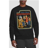 Steven Rhodes Learn About Electricity Sweatshirt, Black | Size: Small