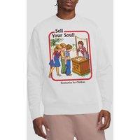 Steven Rhodes Sell Your Soul Sweatshirt, White | Size: Medium