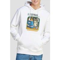 Steven Rhodes As Purr My Last Email Hoodie, White | Size: Small