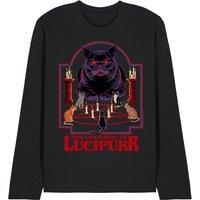 Steven Rhodes Lucipurr Long Sleeve T-Shirt, Black | Size: 2XL