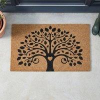 Garden Greatness Tree Of Life Printed Coir Doormat | Size: 45 cm x 75 cm