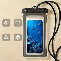 Dragodirect IP65 Waterproof Floating Phone Pouch with Air Cushion Protection in Black