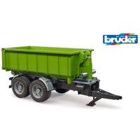 Bruder 1:16 Roll-Off-Container trailer for tractors in Green | Size: 1 Pack