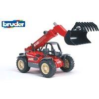 Bruder 1:16 Manitou Telescopic loader MLT 633 in Red | Size: 1 Pack