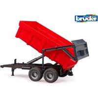 Bruder 1:16 Tipping trailer (red) in Red | Size: 1 Pack