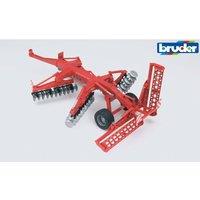 Bruder 1:16 Kuhn discover XL disc harrow in Red | Size: 1 Pack
