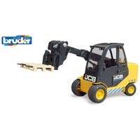 Bruder 1:16 JCB Teletruk with Pallet - Telescopic Forklift with Forward in Yellow | Size: 1 Pack