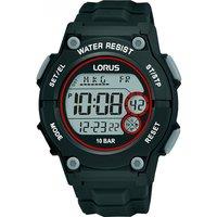 Lorus R2329PX9 Sports 42mm Quartz Watch in Black