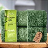 GAVENO CAVAILIA 2 Pack Bamboo Towel in Green