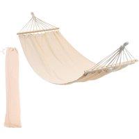 Harbour Housewares Garden Hammock with Spreader Bars in Natural