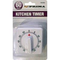 BARGAINS-GALORE 60 Minutes Kitchen Timer Clock Alert Food Cooking Baking Classic in White