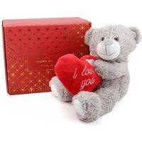 ILFD Group Ltd Valentines Day Hamper - Grey 'I Love you' Teddy
