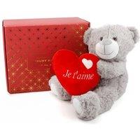 ILFD Group Ltd Valentines Day Hamper - Grey 'Je T'aime' Teddy