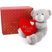 ILFD Group Ltd Valentines Day Hamper - Grey 'Ich Liebe Dich' Teddy