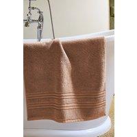 CHRISTY 'Serene' Pastel 100% Combed Cotton Bath Mat in Light Brown
