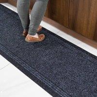 Kukoon 3ft - 39ft Long Dark Grey Hallway Runner Rug Stair Carpet Mat | Size: 66 cm x 366 cm