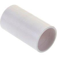 Make Overflow 22mm Straight Coupler in White