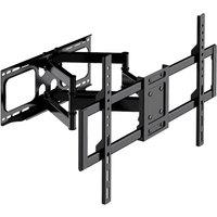 Futura TV Bracket Wall Mounted 32-80 Inch TVs, VESA 600x400mm, Swivel & Tilt in Black
