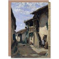 Artery8 Camille Corot Dardagny Rural Village Street Art Greeting Card